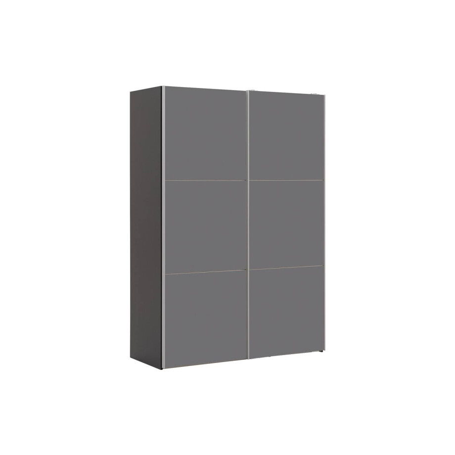 Goossens Kledingkast Easy Storage Sdk, 153 cm breed, 220 cm hoog, 2x 3 paneel glas schuifdeuren Goossens Kledingkast Easy Storage Sdk, 153 cm breed, 220 cm hoog, 2x 3 paneel glas schuifdeuren afbeelding 1