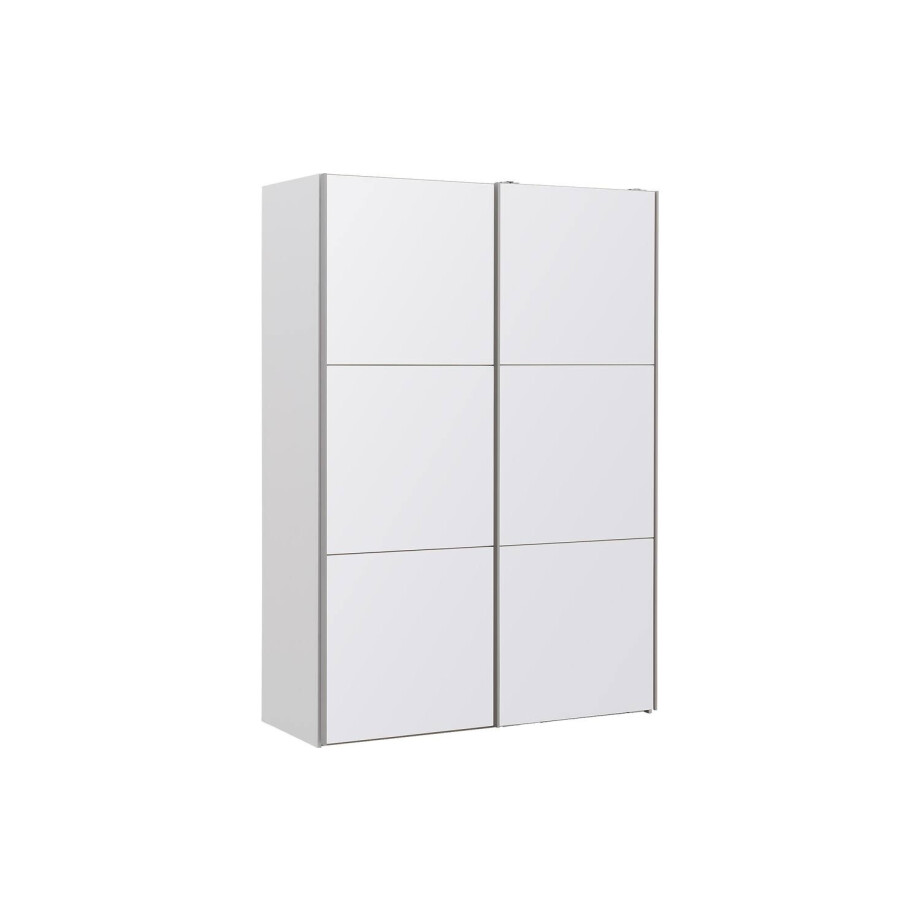 Goossens Kledingkast Easy Storage Sdk, 153 cm breed, 220 cm hoog, 2x 3 paneel glas schuifdeuren afbeelding 1