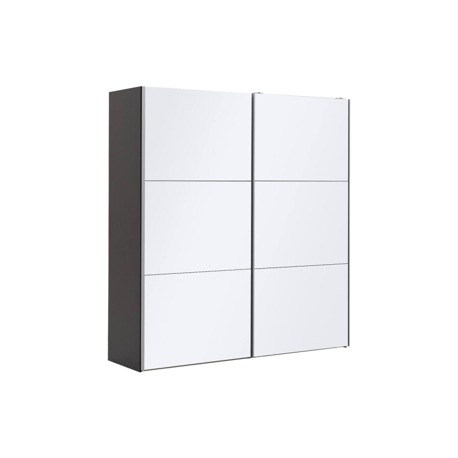 Goossens Kledingkast Easy Storage Sdk, 203 cm breed, 220 cm hoog, 2x 3 paneel glas schuifdeuren Goossens Kledingkast Easy Storage Sdk, 203 cm breed, 220 cm hoog, 2x 3 paneel glas schuifdeuren afbeelding 1