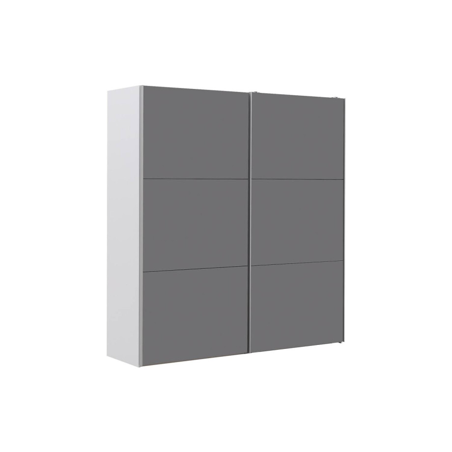 Goossens Kledingkast Easy Storage Sdk, 203 cm breed, 220 cm hoog, 2x 3 paneel glas schuifdeuren Goossens Kledingkast Easy Storage Sdk, 203 cm breed, 220 cm hoog, 2x 3 paneel glas schuifdeuren afbeelding 1