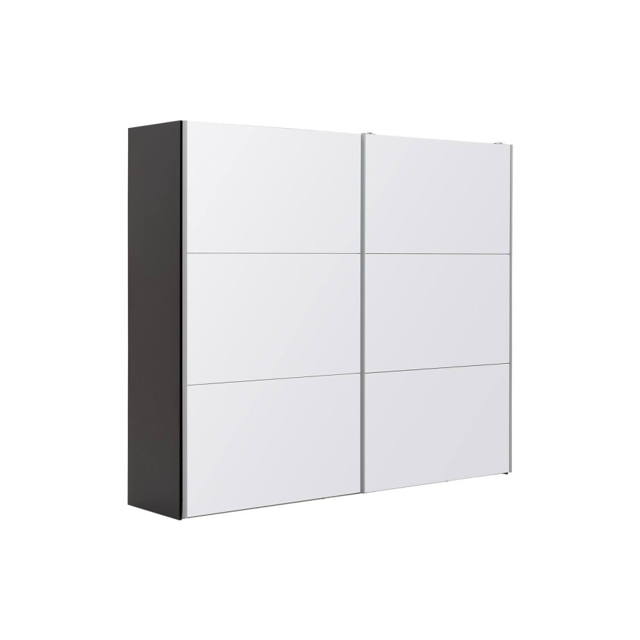 Goossens Kledingkast Easy Storage Sdk, 253 cm breed, 220 cm hoog, 2x 3 paneel glas schuifdeuren Goossens Kledingkast Easy Storage Sdk, 253 cm breed, 220 cm hoog, 2x 3 paneel glas schuifdeuren afbeelding 1