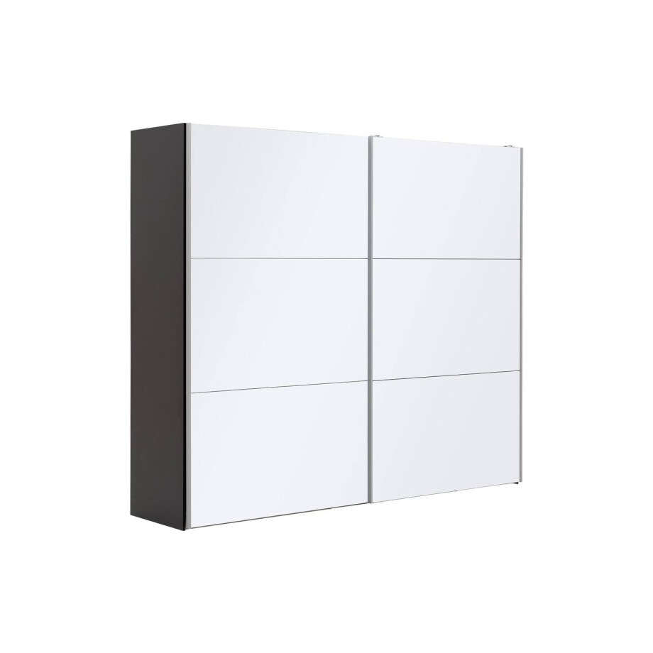 Goossens Kledingkast Easy Storage Sdk, 253 cm breed, 220 cm hoog, 2x 3 paneel glas schuifdeuren Goossens Kledingkast Easy Storage Sdk, 253 cm breed, 220 cm hoog, 2x 3 paneel glas schuifdeuren afbeelding 1