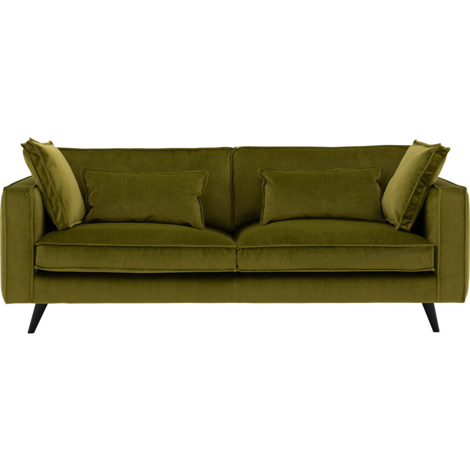 Goossens Bank Suite groen, stof, 4-zits, elegant chic afbeelding 1