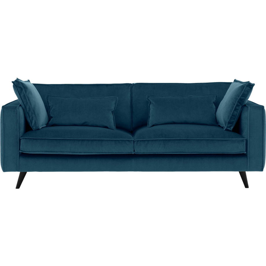 Goossens Bank Suite blauw, stof, 4-zits, elegant chic afbeelding 1