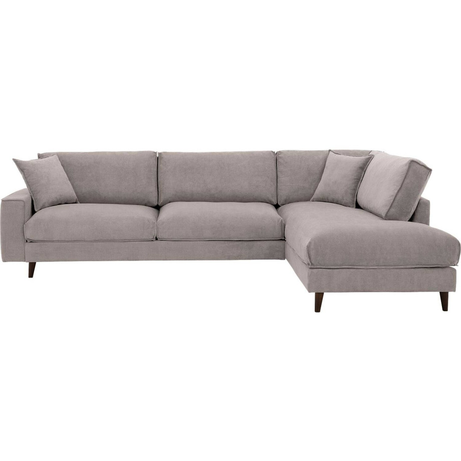 Goossens Bank Jonas beige, stof, 3,5-zits, urban industrieel met ligelement rechts Goossens Bank Jonas beige, stof, 3,5-zits, urban industrieel met ligelement rechts afbeelding 1