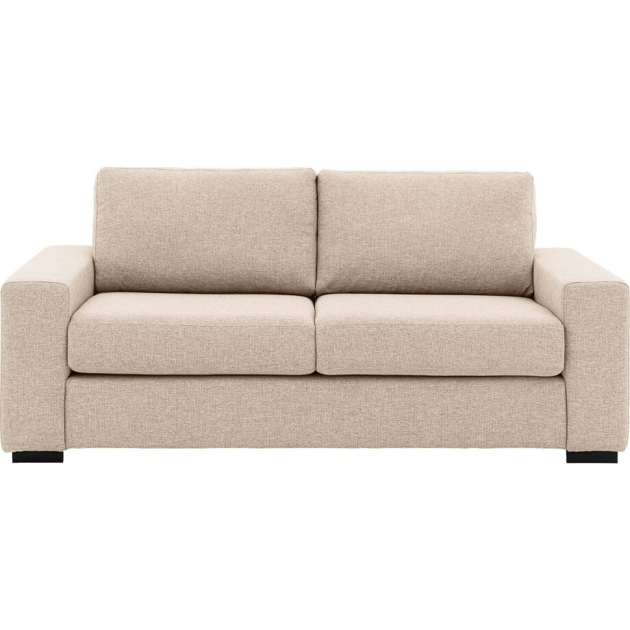 Goossens Bank Lucca wit, stof, 2,5-zits, stijlvol landelijk afbeelding 1