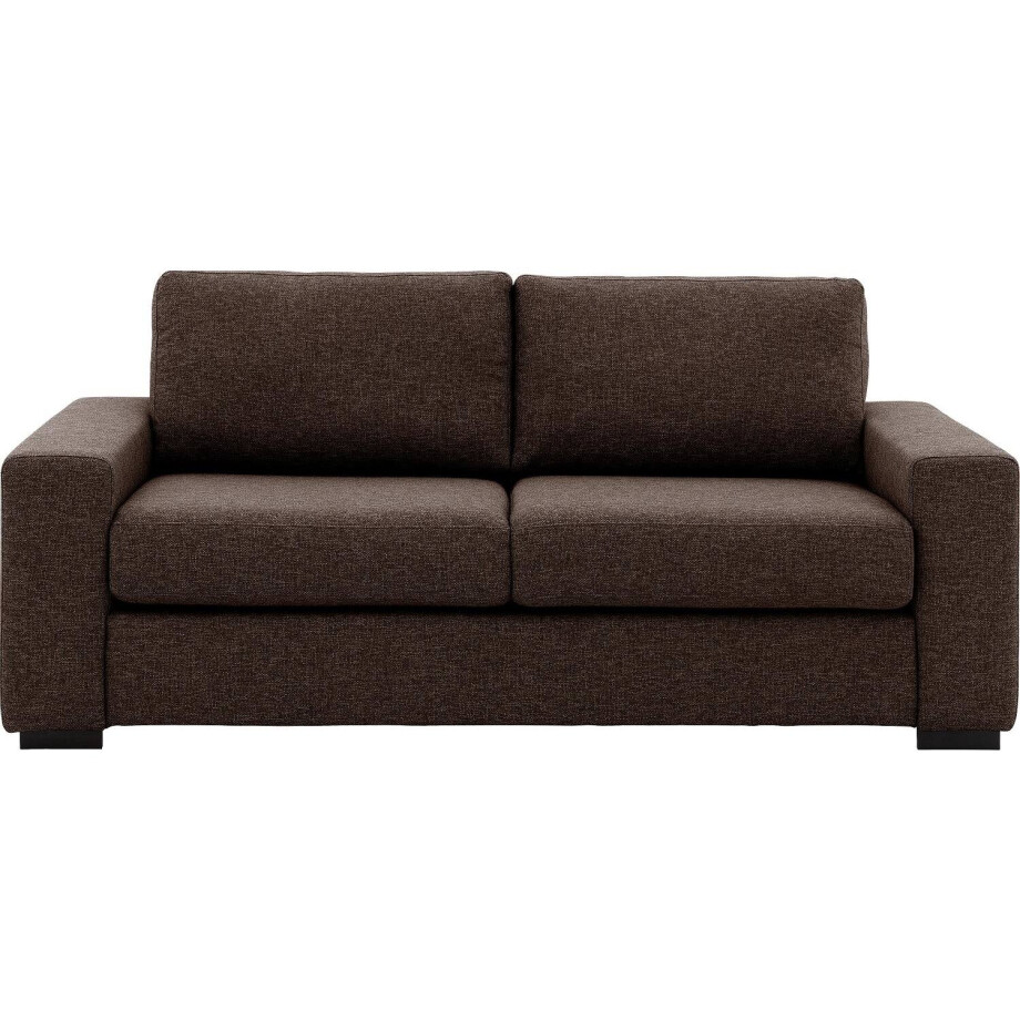Goossens Bank Lucca bruin, stof, 2,5-zits, stijlvol landelijk Goossens Bank Lucca bruin, stof, 2,5-zits, stijlvol landelijk afbeelding 1