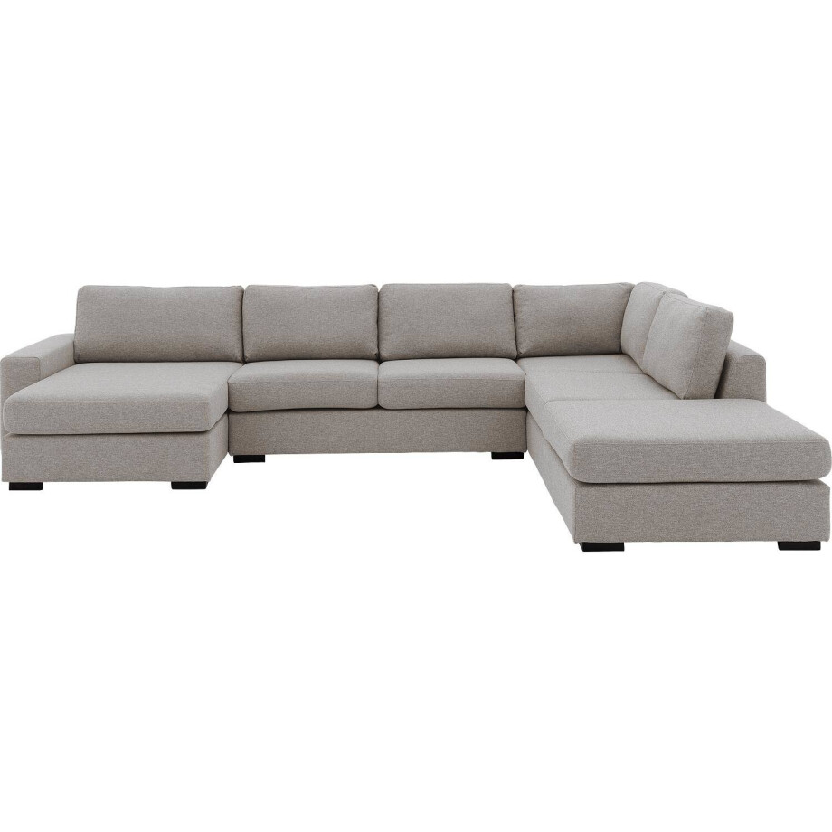 Goossens Bank Lucca grijs, stof, 2,5-zits, stijlvol landelijk met ligelement rechts Goossens Bank Lucca grijs, stof, 2,5-zits, stijlvol landelijk met ligelement rechts afbeelding 1