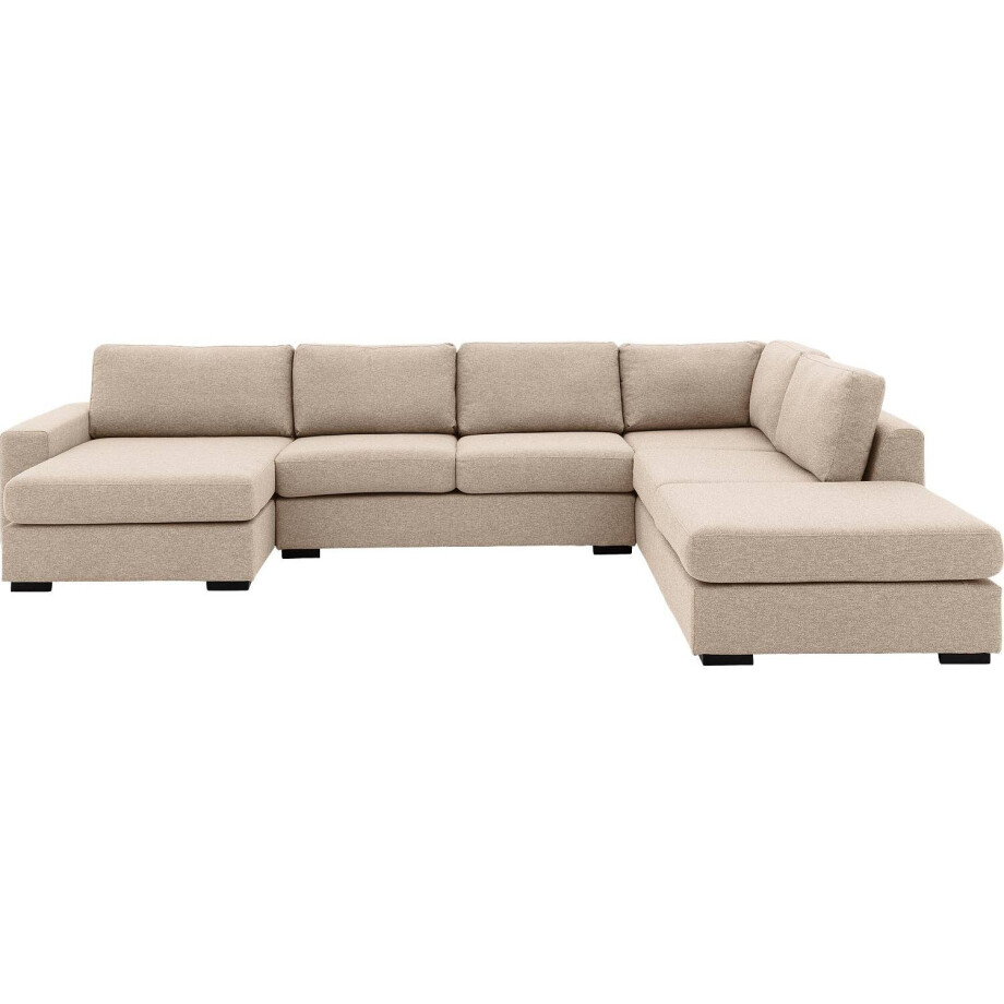 Goossens Bank Lucca wit, stof, 2,5-zits, stijlvol landelijk met ligelement rechts Goossens Bank Lucca wit, stof, 2,5-zits, stijlvol landelijk met ligelement rechts afbeelding 1