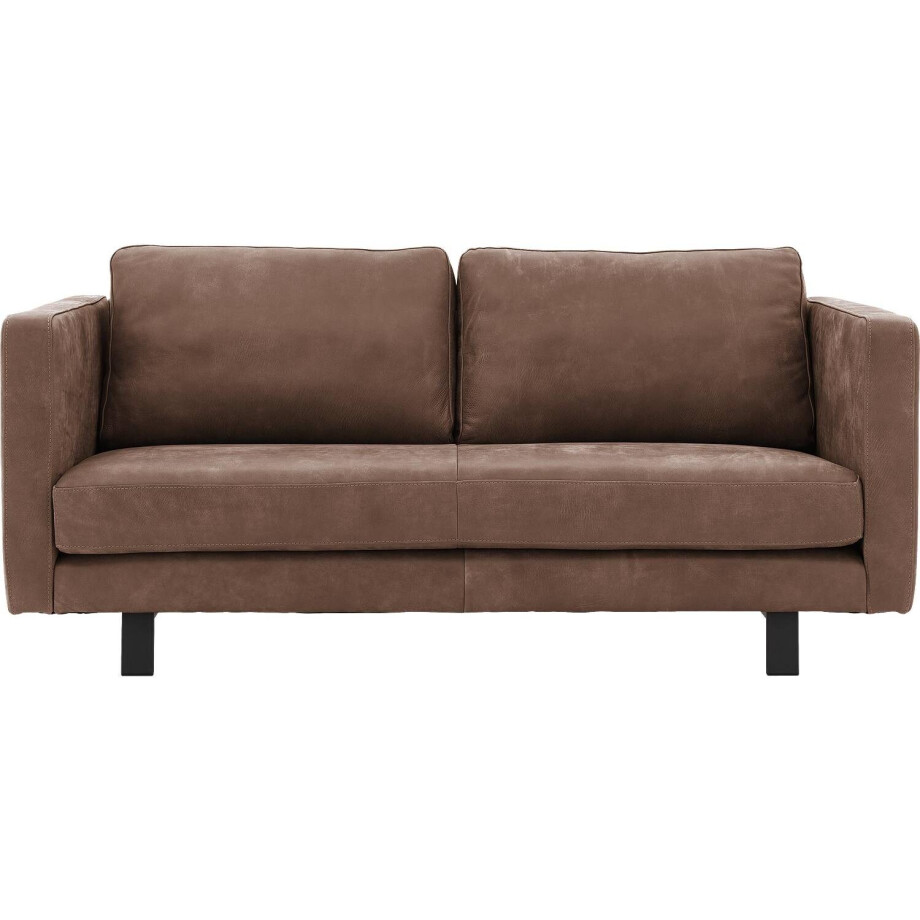 Goossens Excellent Bank Nuance bruin, leer, 3-zits, urban industrieel Goossens Excellent Bank Nuance bruin, leer, 3-zits, urban industrieel afbeelding 1