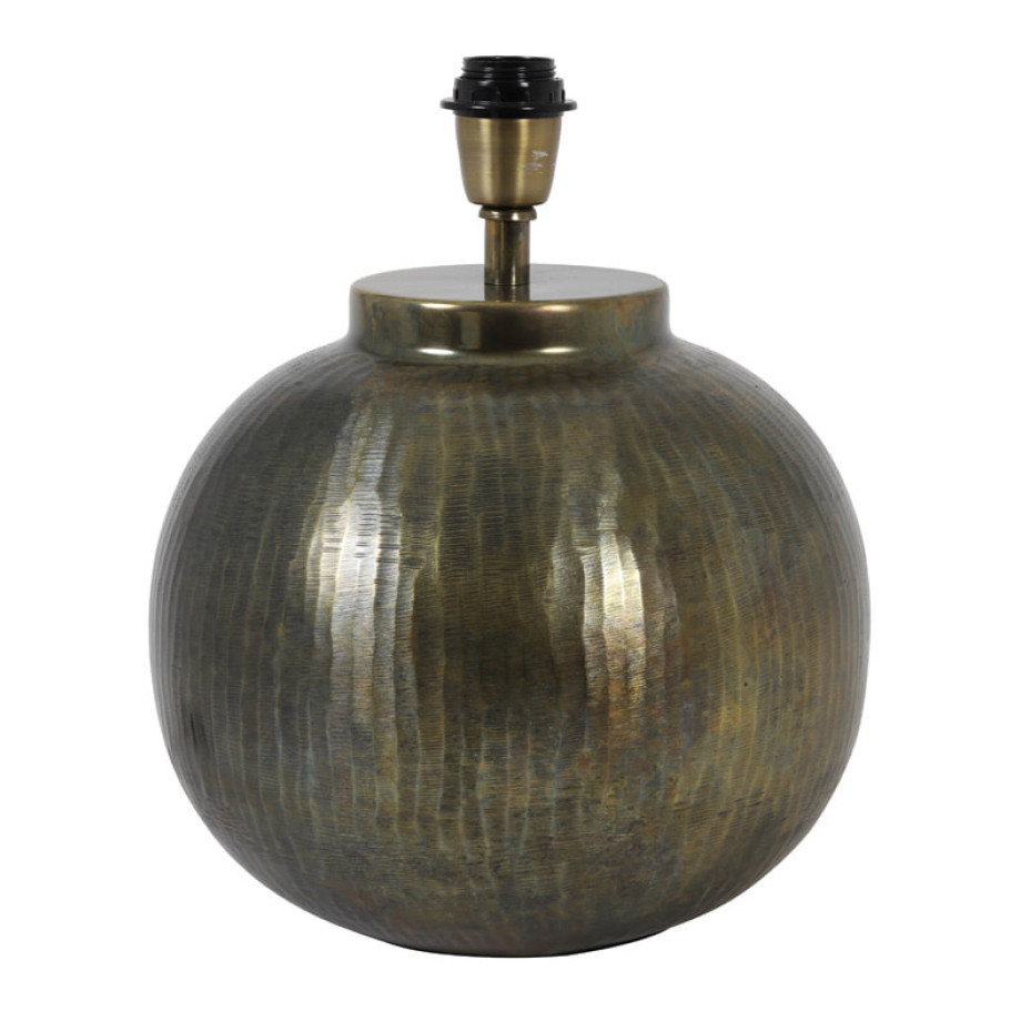 Light & Living Tafellamp 'Bolcho' 38cm, kleur Antiek Brons (excl. kap) afbeelding 