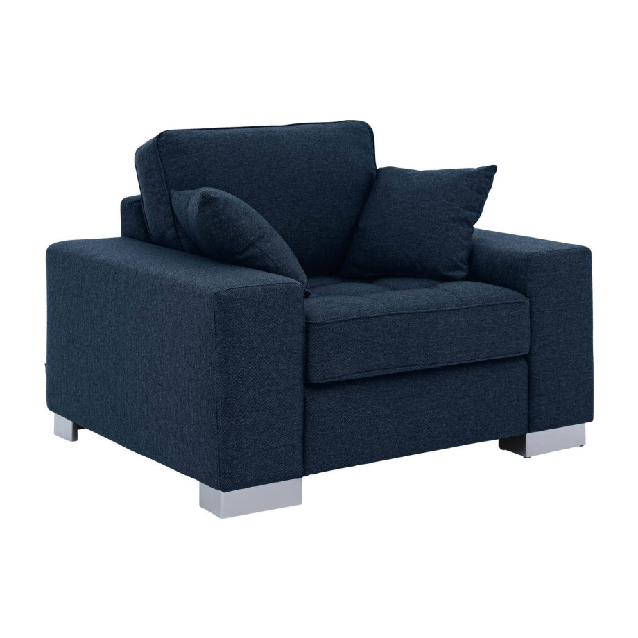 Goossens Fauteuil Latino, Fauteuil incl 2 sierkussens afbeelding 1