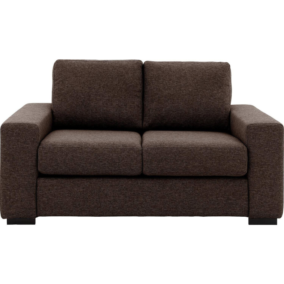 Goossens Bank Lucca bruin, stof, 2-zits, stijlvol landelijk Goossens Bank Lucca bruin, stof, 2-zits, stijlvol landelijk afbeelding 1