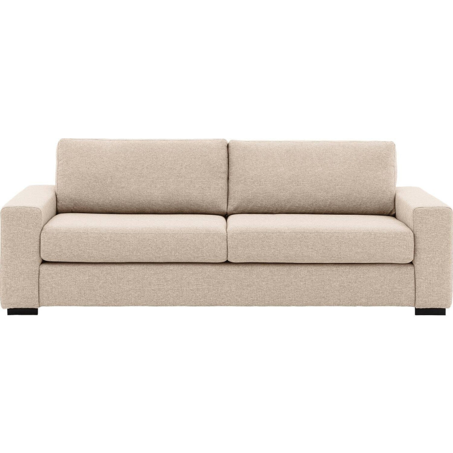 Goossens Bank Lucca wit, stof, 3-zits, stijlvol landelijk Goossens Bank Lucca wit, stof, 3-zits, stijlvol landelijk afbeelding 1