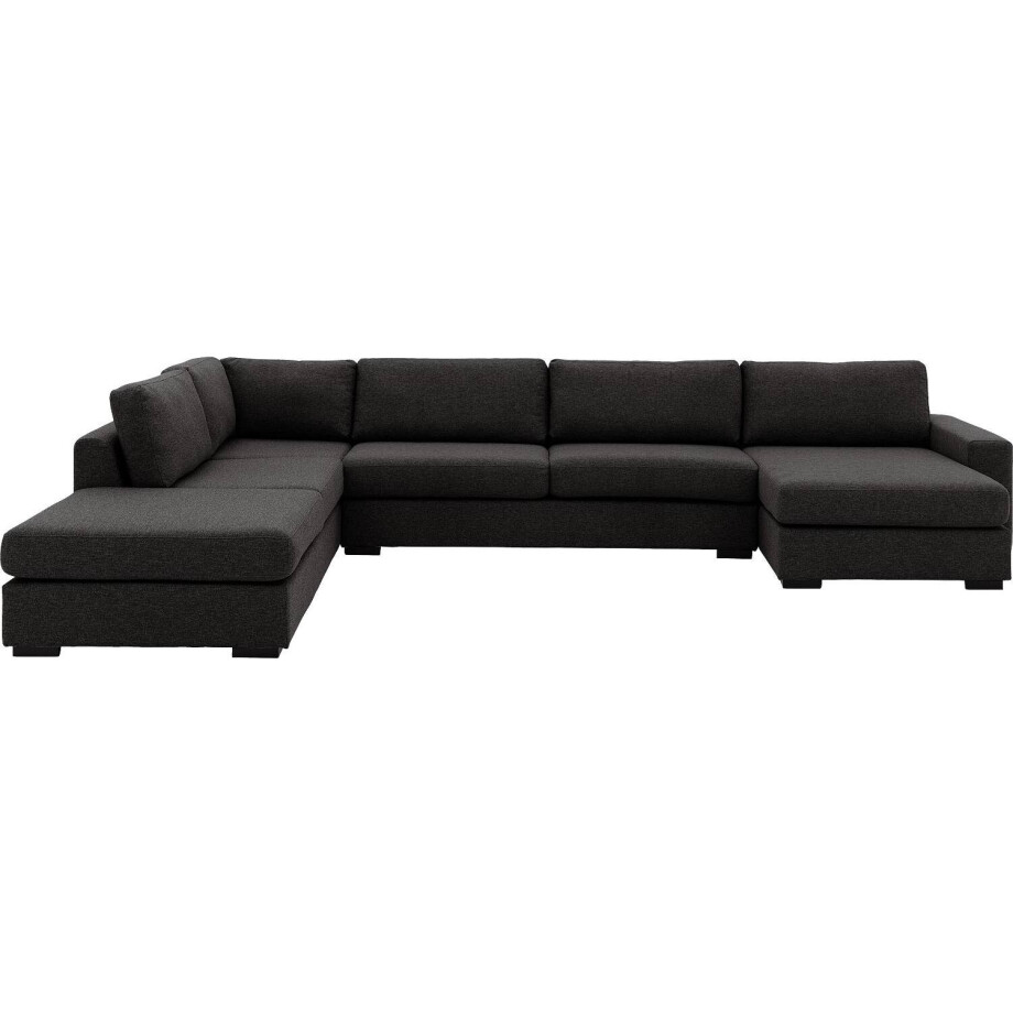 Goossens Bank Lucca grijs, stof, 3-zits, stijlvol landelijk met ligelement links Goossens Bank Lucca grijs, stof, 3-zits, stijlvol landelijk met ligelement links afbeelding 1