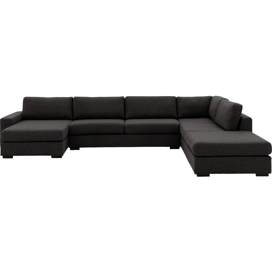 Goossens Bank Lucca grijs, stof, 3-zits, stijlvol landelijk met ligelement rechts Goossens Bank Lucca grijs, stof, 3-zits, stijlvol landelijk met ligelement rechts afbeelding 1