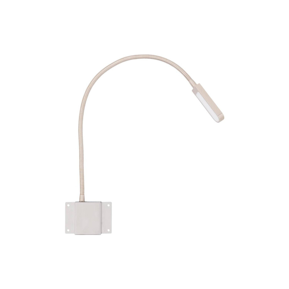 Goossens Verlichting Tbv Hoofdbord Light, Model e = chroom flex rechthoekig (set van 2 stuks) led Goossens Verlichting Tbv Hoofdbord Light, Model e = chroom flex rechthoekig (set van 2 stuks) led afbeelding
