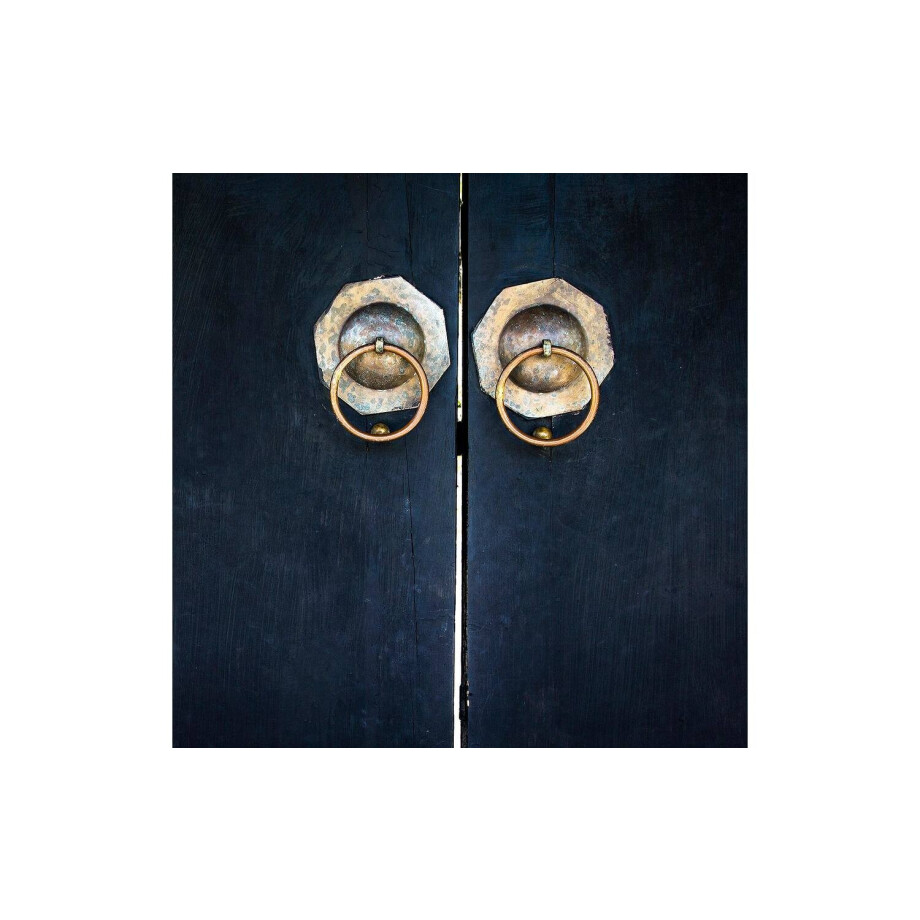 Goossens Schilderij Knock On My Door, 74 x 74 cm Goossens Schilderij Knock On My Door, 74 x 74 cm afbeelding 1