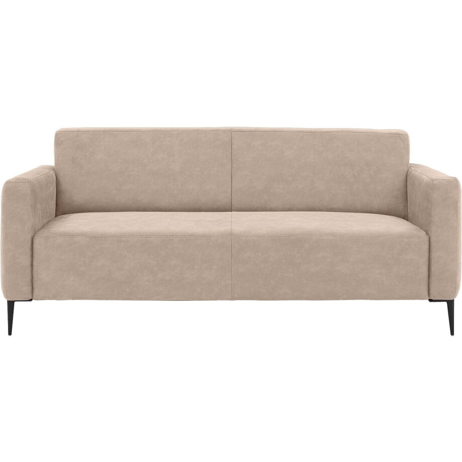 Goossens Bank Key West beige, micro leer, 3-zits, modern design afbeelding 1