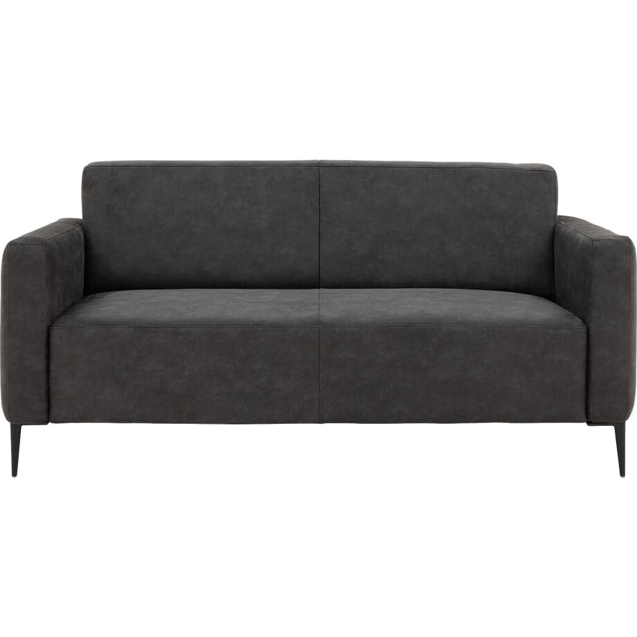 Goossens Bank Key West antraciet, micro leer, 2,5-zits, modern design Goossens Bank Key West antraciet, micro leer, 2,5-zits, modern design afbeelding 1