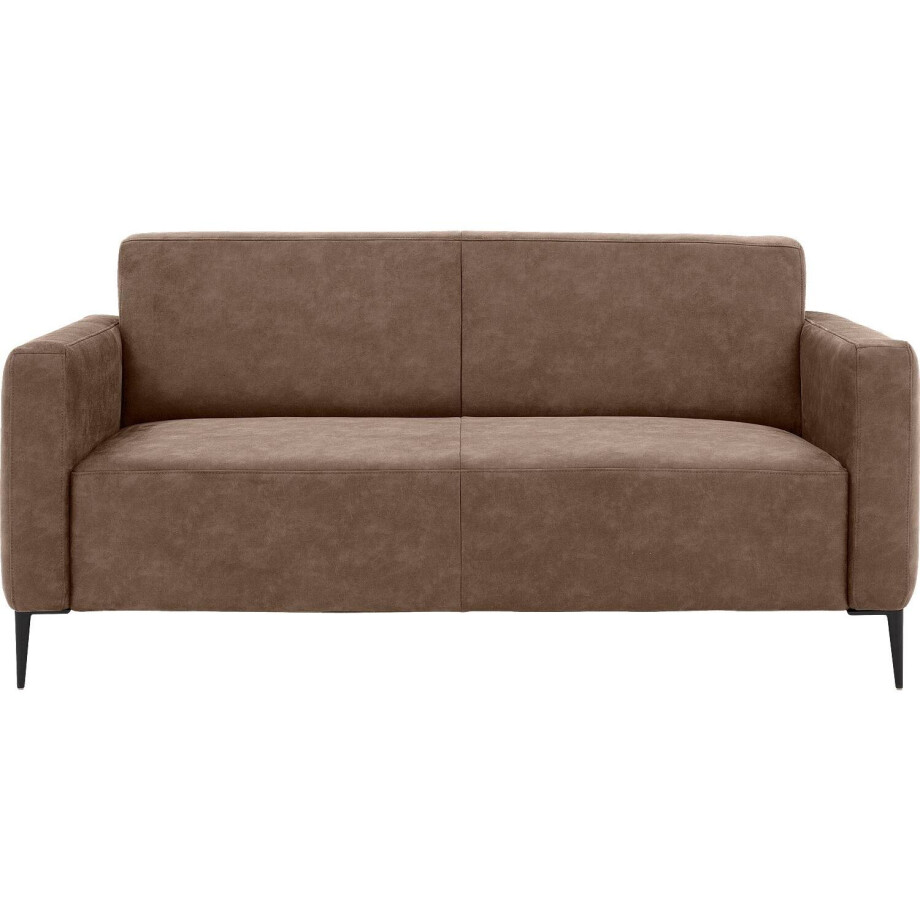 Goossens Bank Key West bruin, micro leer, 2,5-zits, modern design Goossens Bank Key West bruin, micro leer, 2,5-zits, modern design afbeelding 1