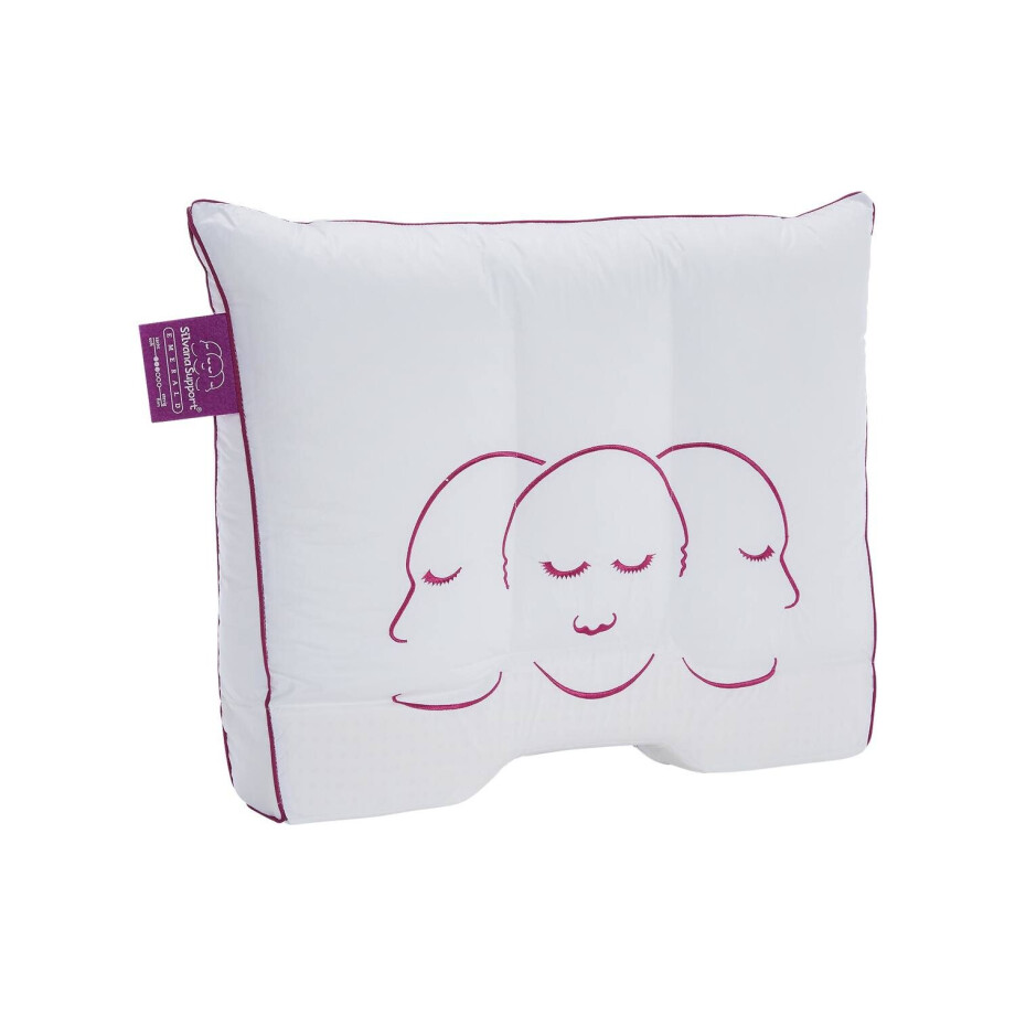 Silvana Silvana Hoofdkussen Silvana, Support paars (care) emerald 60 x 70 cm Silvana Silvana Hoofdkussen Silvana, Support paars (care) emerald 60 x 70 cm afbeelding