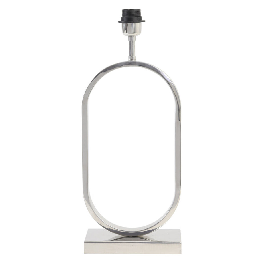 Light & Living Tafellamp 'Jamiri' 45cm, kleur Nikkel (excl. kap) Light & Living Tafellamp 'Jamiri' 45cm, kleur Nikkel (excl. kap) afbeelding 1