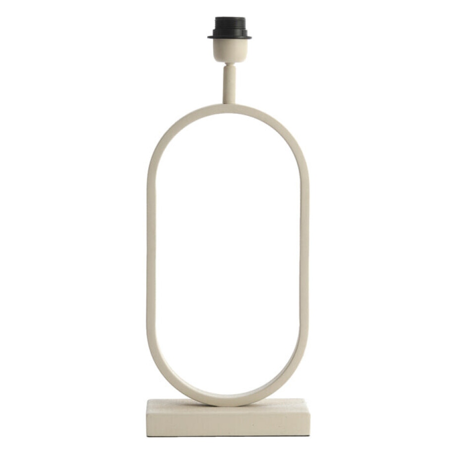 Light & Living Tafellamp 'Jamiri' 45cm, kleur Crème (excl. kap) Light & Living Tafellamp 'Jamiri' 45cm, kleur Crème (excl. kap) afbeelding 1