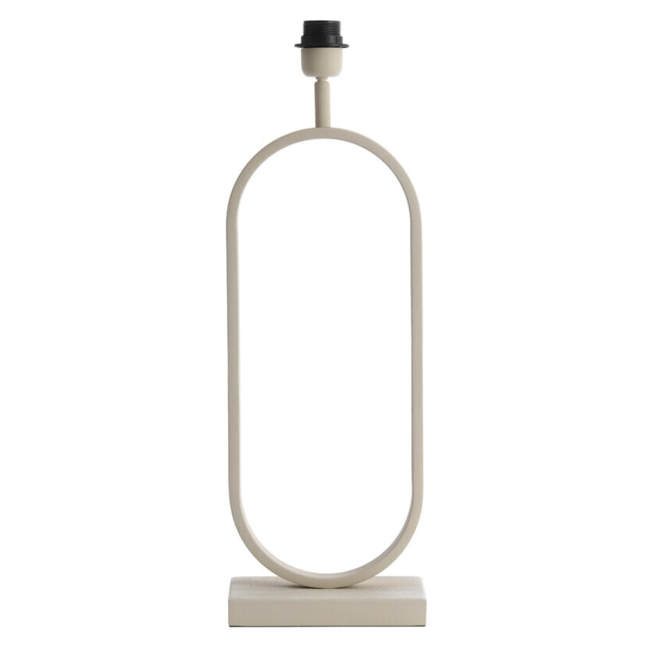 Light & Living Tafellamp 'Jamiri' 55cm, kleur Crème (excl. kap) afbeelding 1