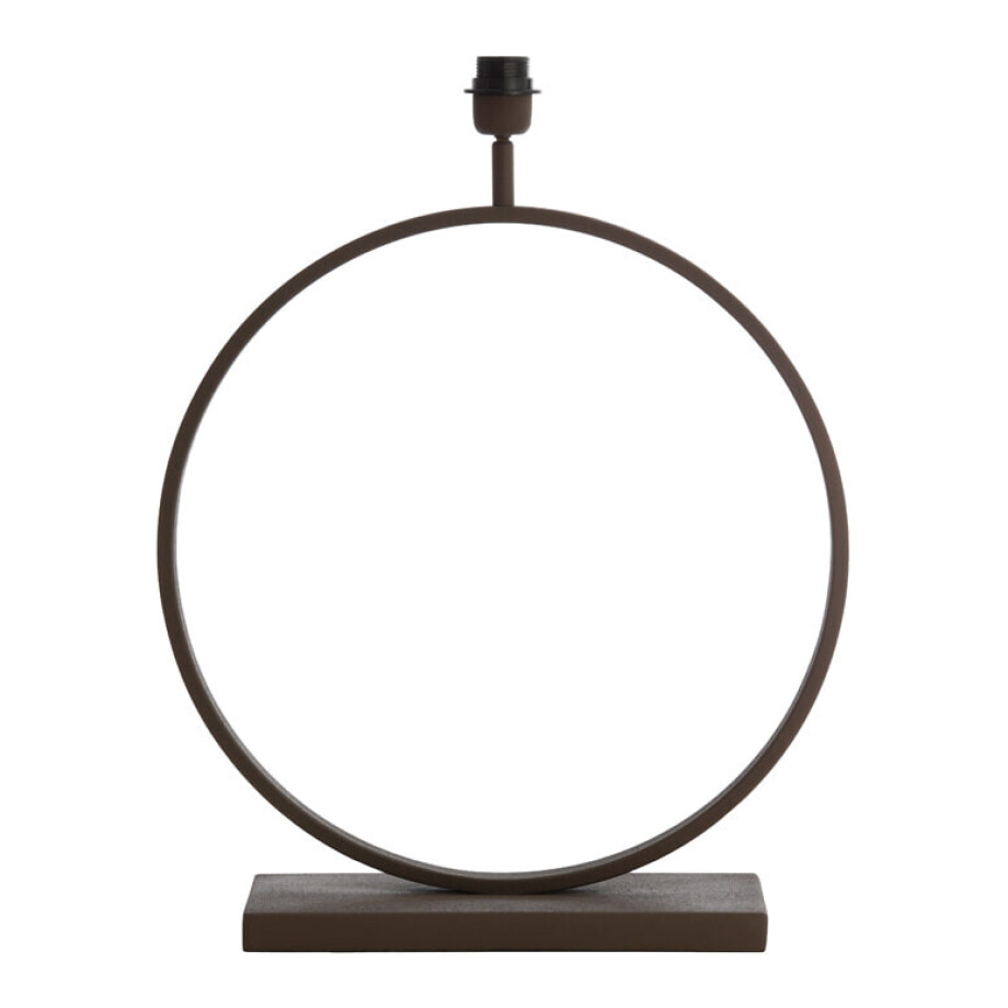 Light & Living Tafellamp 'Liva' 59cm, kleur Bruin (excl. kap) afbeelding 1