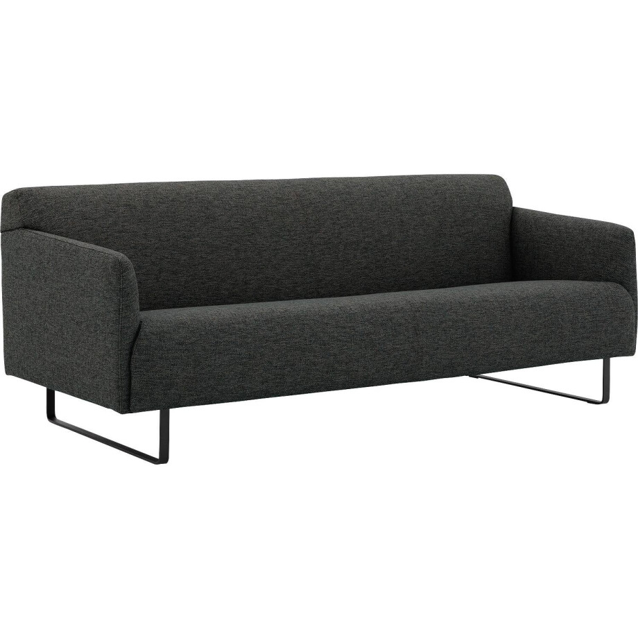 Goossens Excellent Bank Montreal bruin, stof, 4-zits, modern design Goossens Excellent Bank Montreal bruin, stof, 4-zits, modern design afbeelding 1