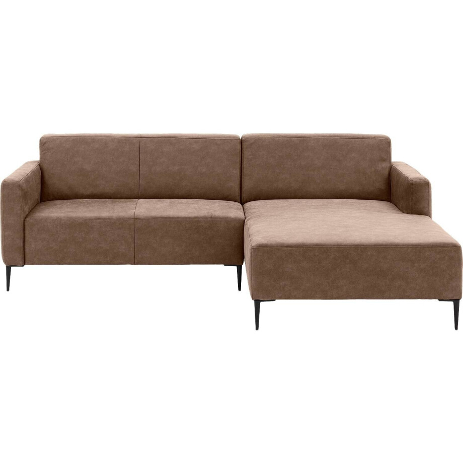 Goossens Bank Key West antraciet, micro leer, 2-zits, modern design afbeelding 1