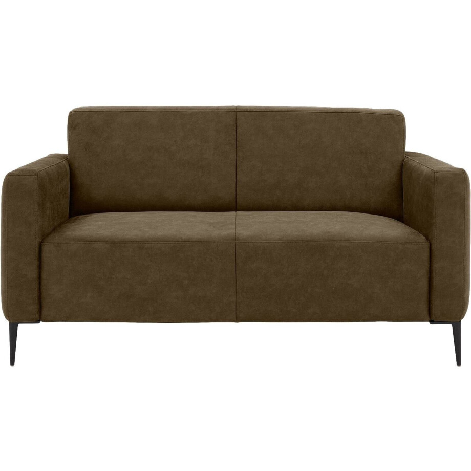 Goossens Bank Key West groen, micro leer, 2-zits, modern design afbeelding 1