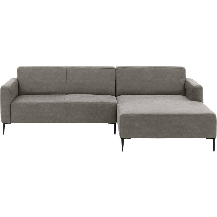 Goossens Bank Key West grijs, micro leer, 2,5-zits, modern design afbeelding 1