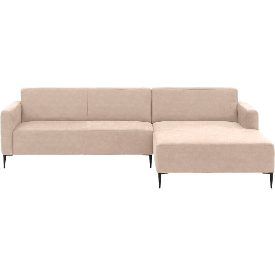 Goossens Bank Key West beige, micro leer, 3-zits, modern design afbeelding 1