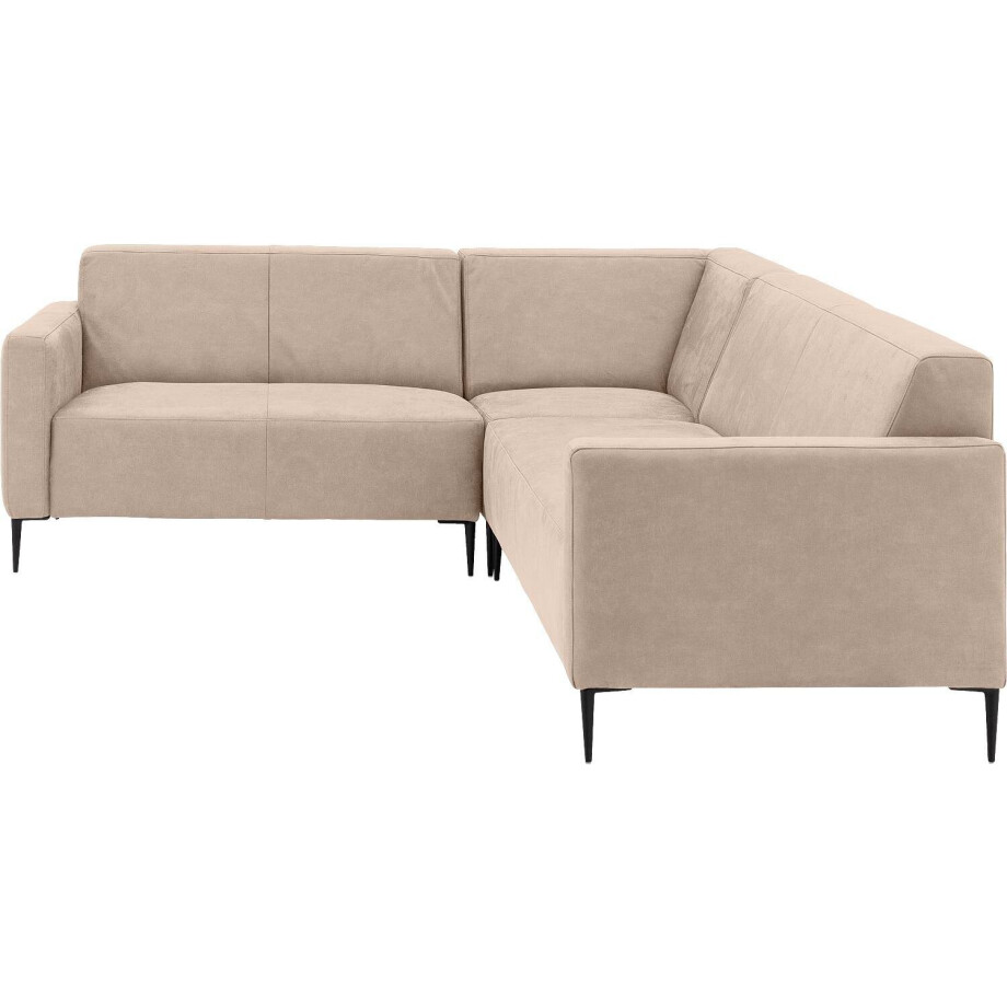 Goossens Bank Key West beige, micro leer, 2-zits, modern design afbeelding 1