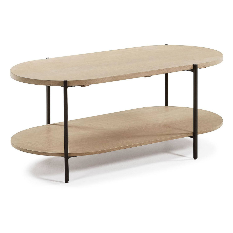 Kave Home Kave Home Salontafel Palmia rechthoekig, hout bruin,, 110 x 45 x 55 cm afbeelding 