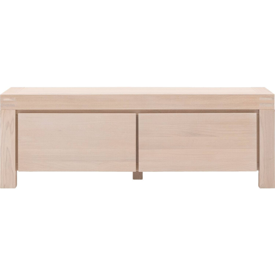 Goossens Tv Meubel Clear, 2 kleppen 45 cm diep Goossens Tv Meubel Clear, 2 kleppen 45 cm diep afbeelding 1