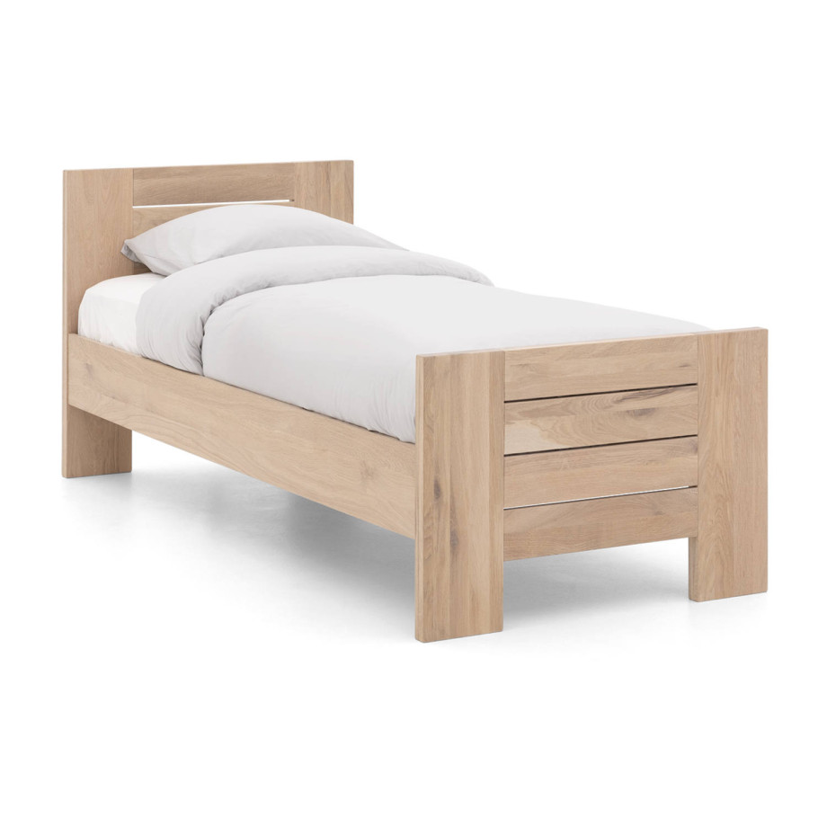 Goossens Bedframe Aberson, 90 x 200 cm met hoog voetbord afbeelding 1