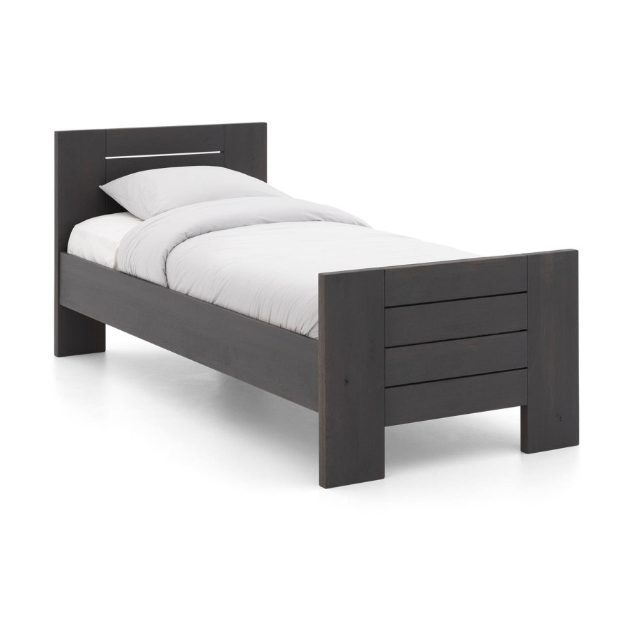 Goossens Bedframe Aberson, 90 x 200 cm met hoog voetbord afbeelding 1