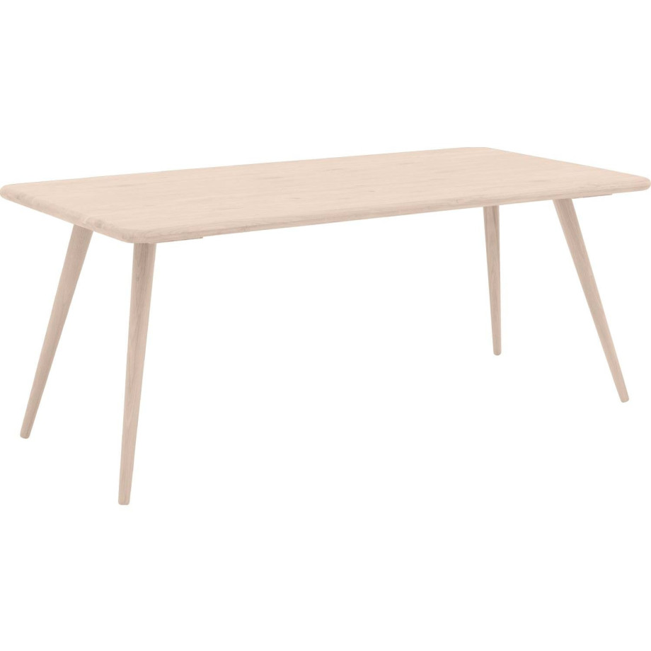 Goossens Eettafel Bjarte, Rechthoekig 220 x 100 cm afbeelding 1