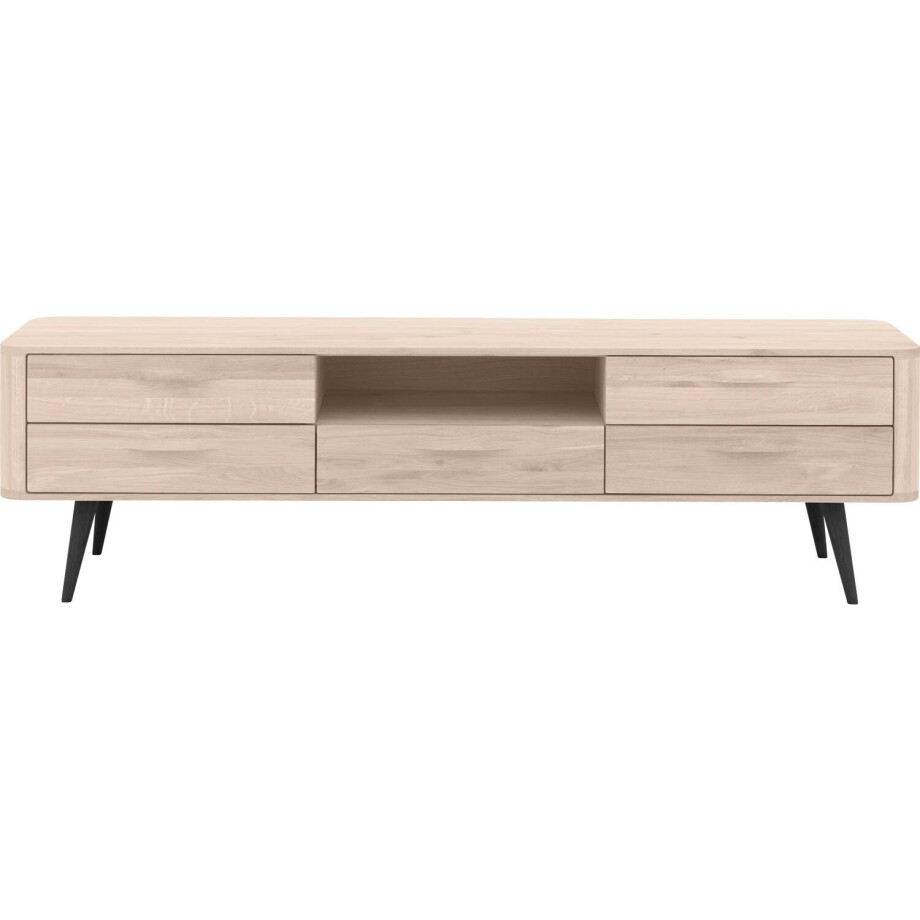 Goossens Tv Meubel Bjarte, 5 laden 1 open vak 180 cm breed Goossens Tv Meubel Bjarte, 5 laden 1 open vak 180 cm breed afbeelding 1