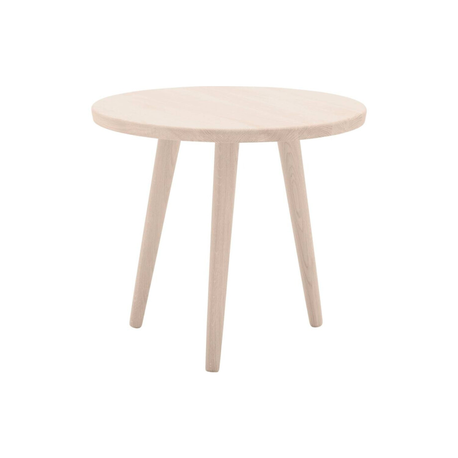 Goossens Hoektafel Bjarte, hout eiken wit, stijlvol landelijk, 50 x 45 x 50 cm Goossens Hoektafel Bjarte, hout eiken wit, stijlvol landelijk, 50 x 45 x 50 cm afbeelding 1