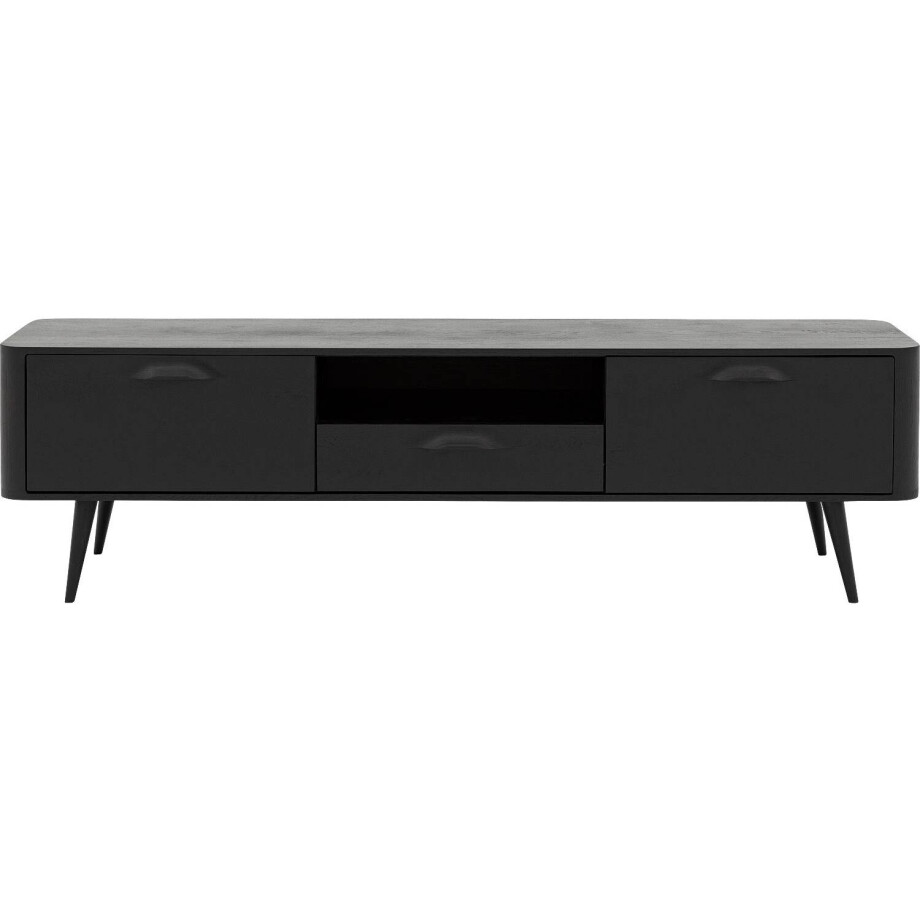 Goossens Tv Dressoir Bjarte, 2 deuren 1 lade 1 open vak 42 cm diep 180 cm breed afbeelding 1