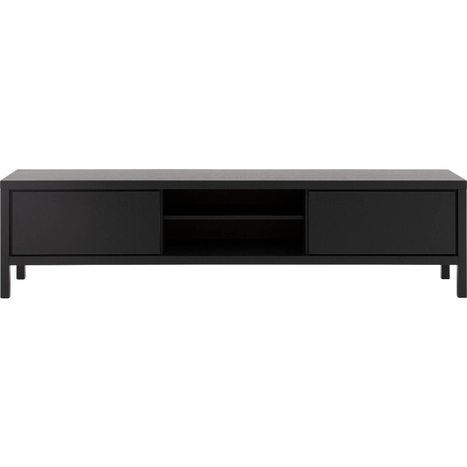 Goossens Excellent Tv Meubel Sira Line, 2 kleppen 2 open vakken 210 cm breed afbeelding 1