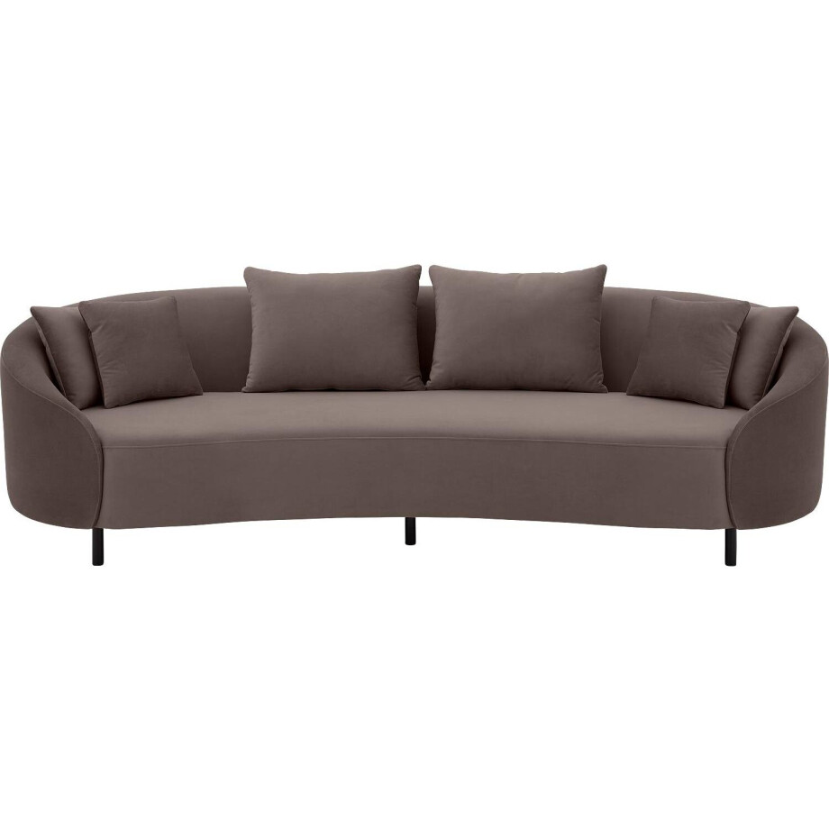 Goossens Bank Ragnar grijs, stof, 3,5-zits, modern design Goossens Bank Ragnar grijs, stof, 3,5-zits, modern design afbeelding 1