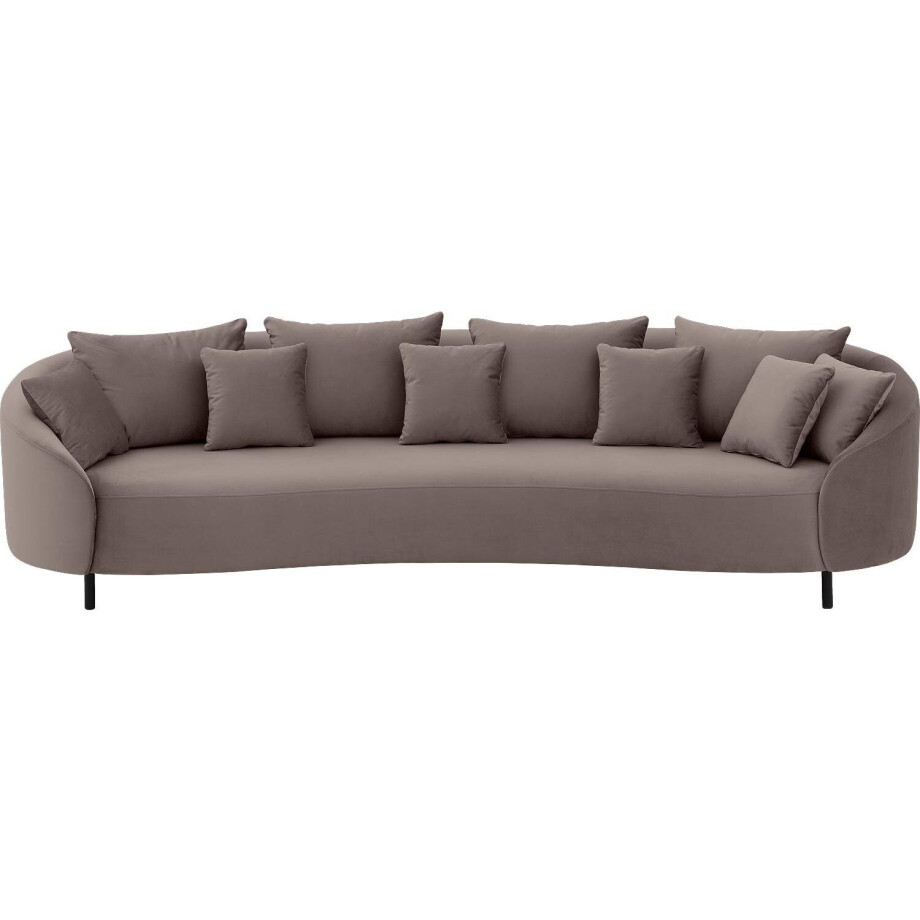 Goossens Bank Ragnar grijs, stof, 4-zits, modern design Goossens Bank Ragnar grijs, stof, 4-zits, modern design afbeelding 1