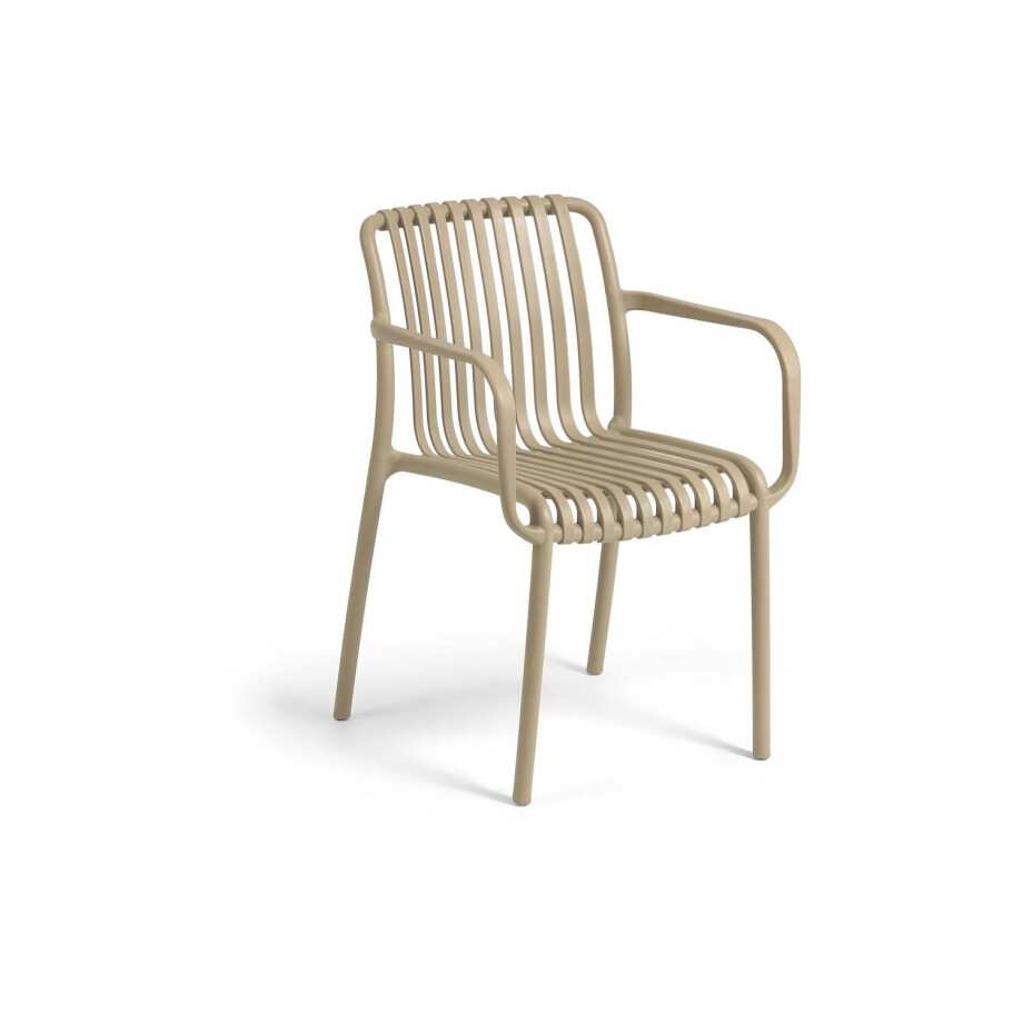Kave Home Kave Home Tuinstoel Isabellini, Isabellini Tuinstoel Beige afbeelding 