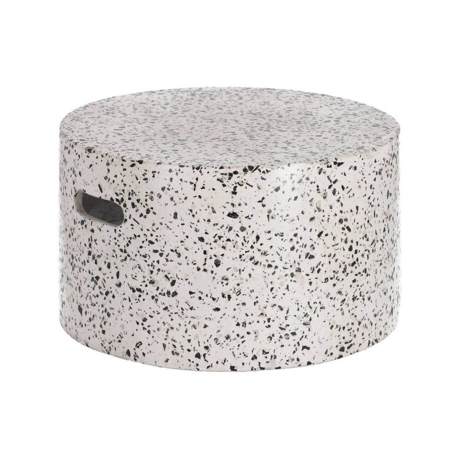 Kave Home Kave Home Jenell, Jenell wit terrazzo koffietafel Ø 52 cm afbeelding 