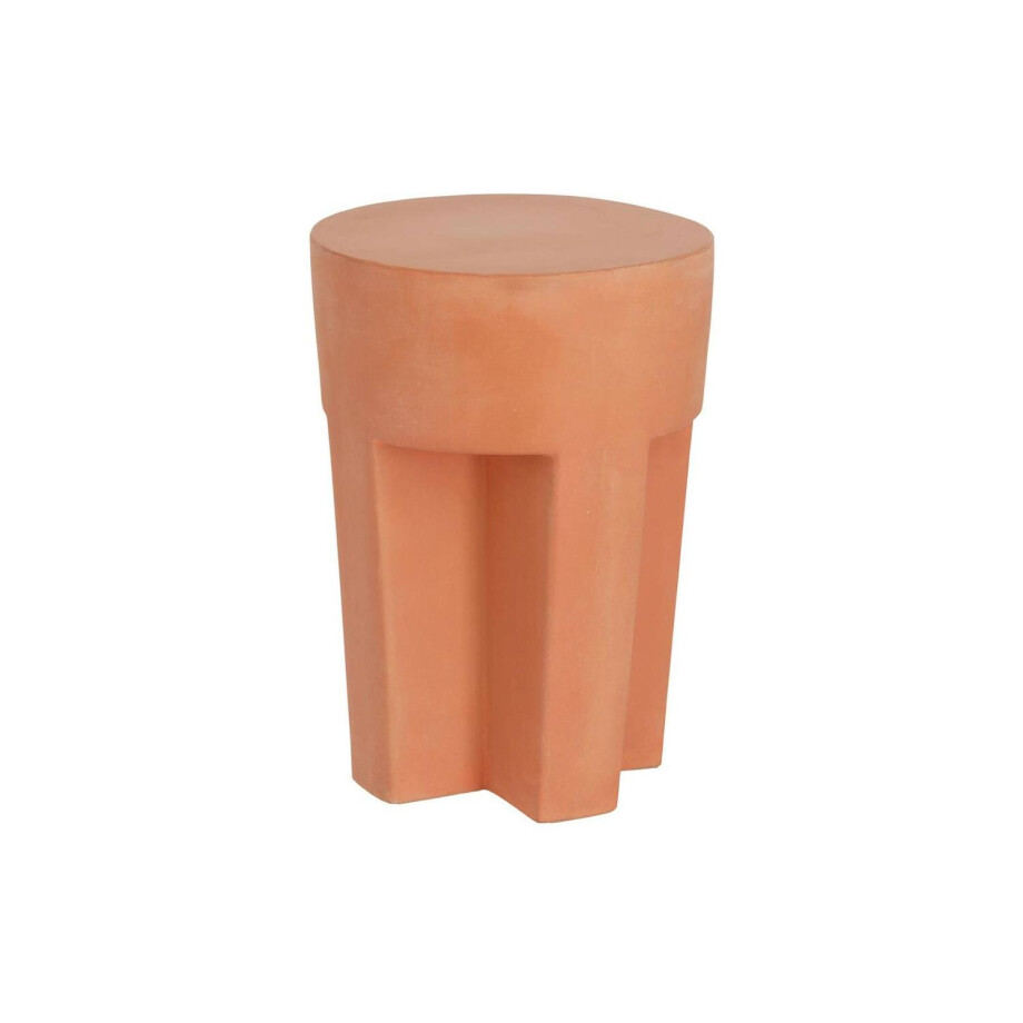 Kave Home Kave Home Bijzettafel Vilena, Vilena Bijzettafel Terracotta Ø 33 Cm afbeelding 